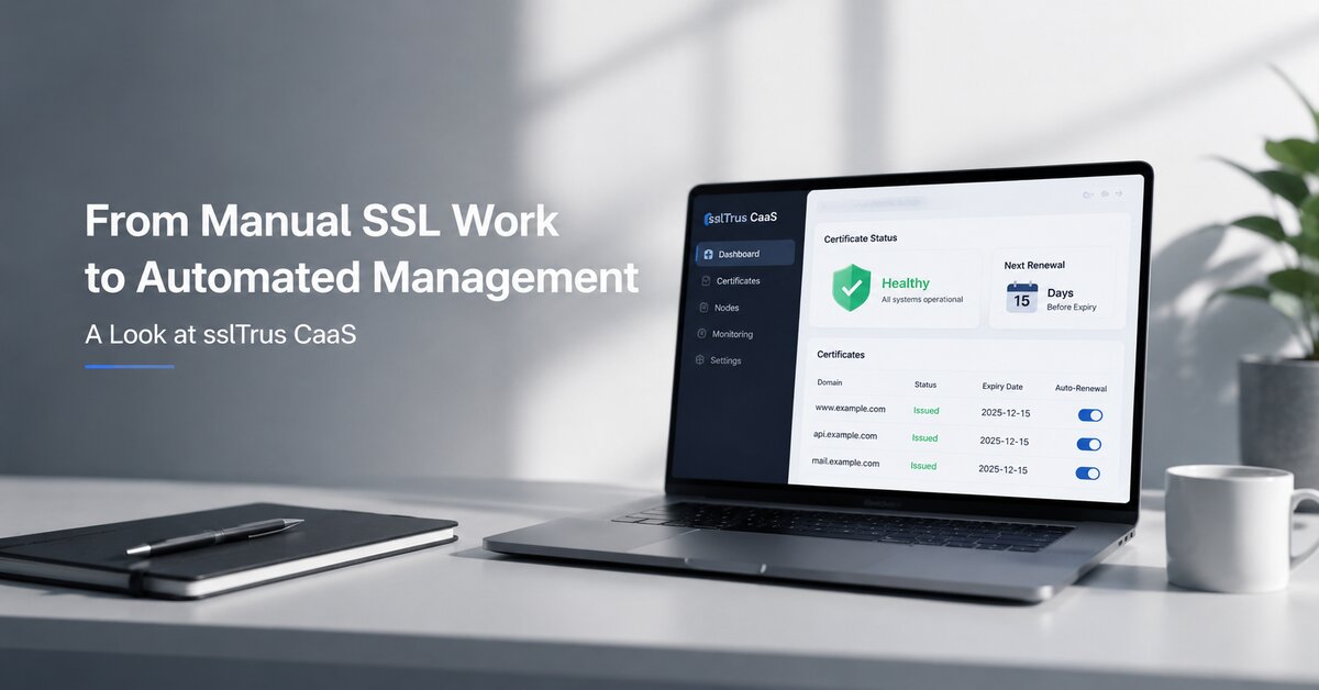 From Manual SSL Work to Automated Management: A Look at sslTrus CaaS
